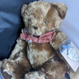 Vintage Priscilla Hillman teddy bear 1993 plush